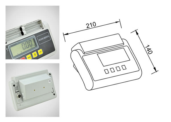 Display di peso su schermo LED/LCD per una misurazione precisa del peso