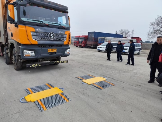 Scala portatile per assi, sistema di pesatura in movimento, bilancia per camion, WIM